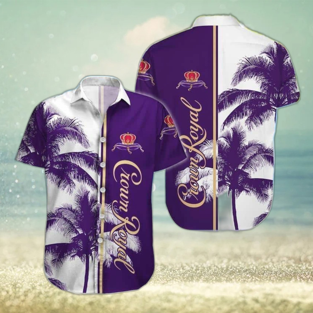 Aloha Crown Royal Hawaiian Shirt Beach Gift For Friend - Limotees