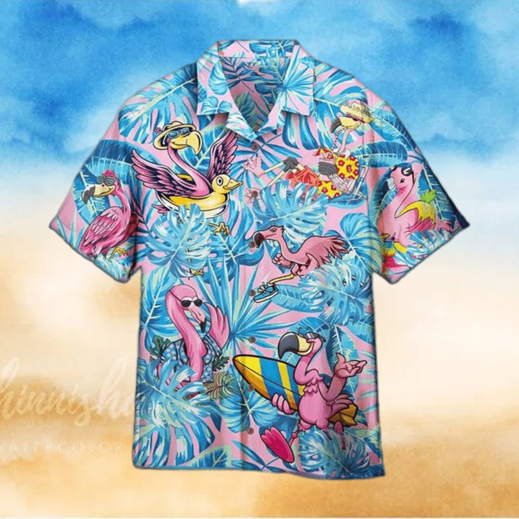 Aloha Funny Flamingo Hawaiian Shirt - Limotees