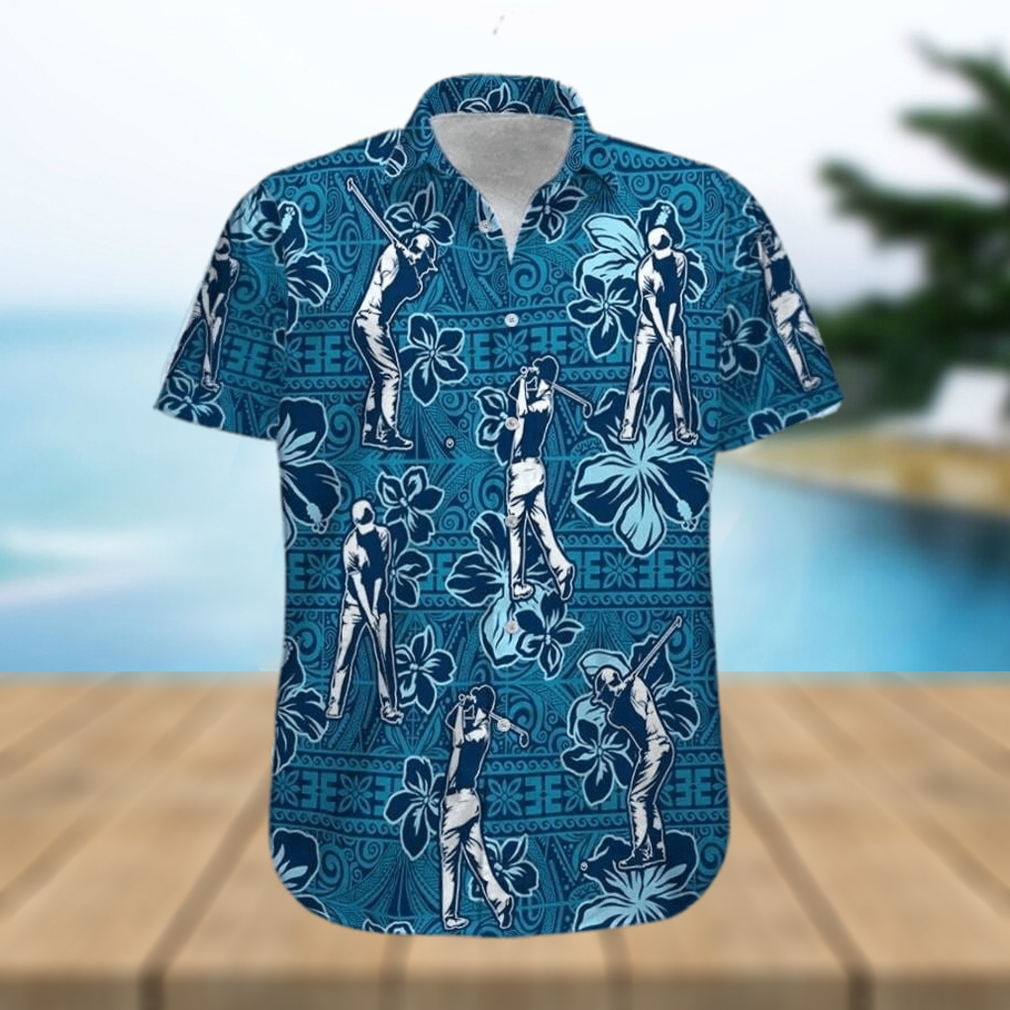 Aloha Golf Golfer Hibiscus Hawaiian Shirts - Limotees