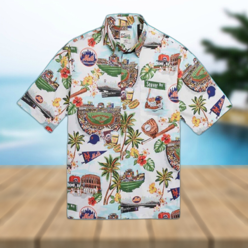 Aloha MLB New York Mets Hawaiian Shirt Birthday Gift For Beach Lovers - Limotees