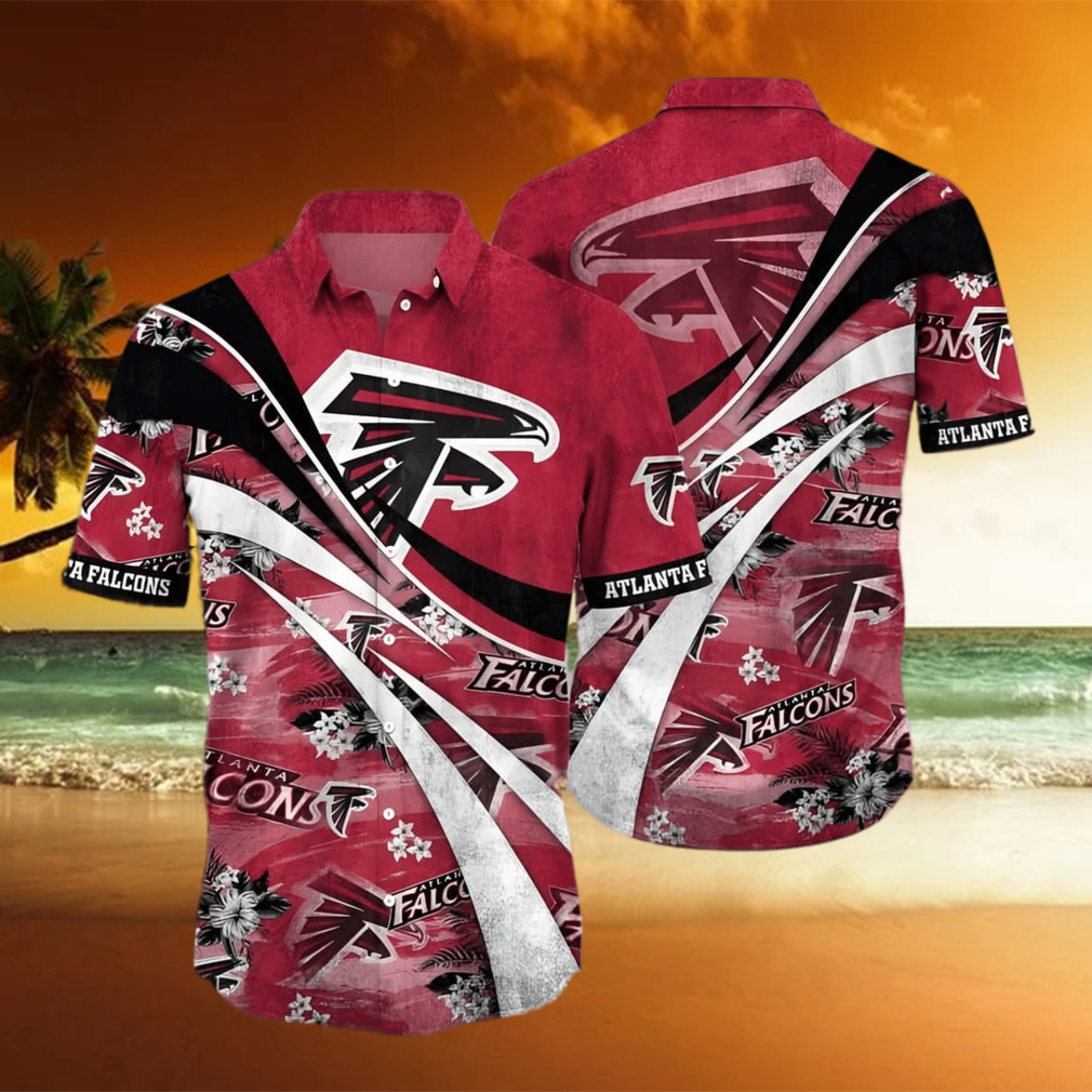 Aloha NFL Atlanta Falcons Hawaiian Shirt Tropical Flower Trendy Summer Gift - Limotees