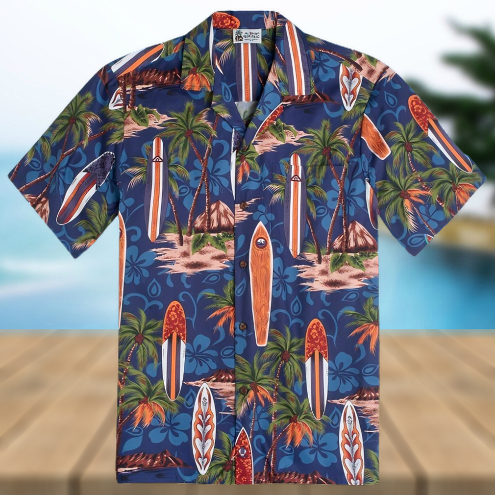 Aloha Republic Navy For Hawai Fans Hawaiian Shirt - Limotees