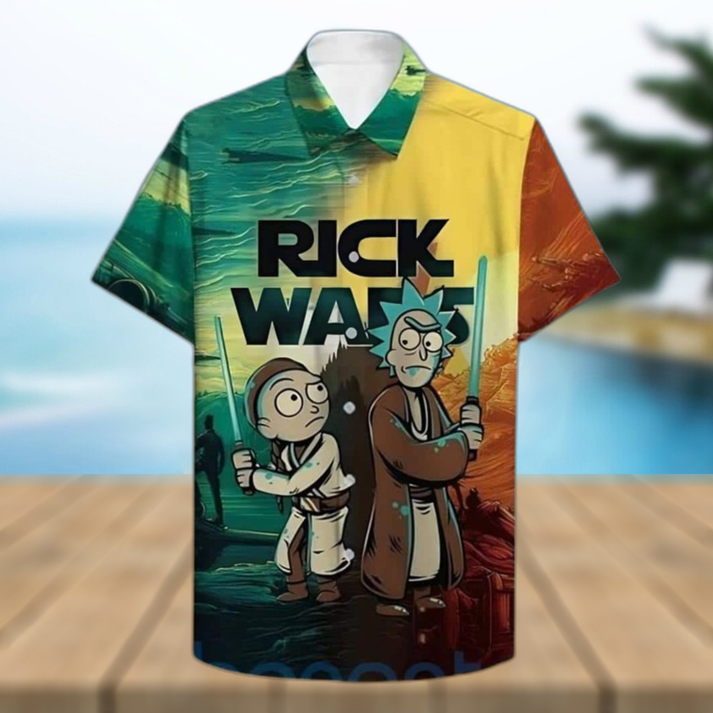 Aloha Rick And Morty Hawaiian Shirt Beach Gift For Friend - Limotees