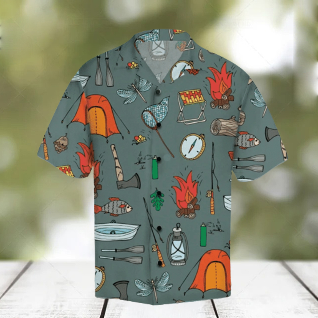 Amazing Camping Hawaiian Shirt - Limotees