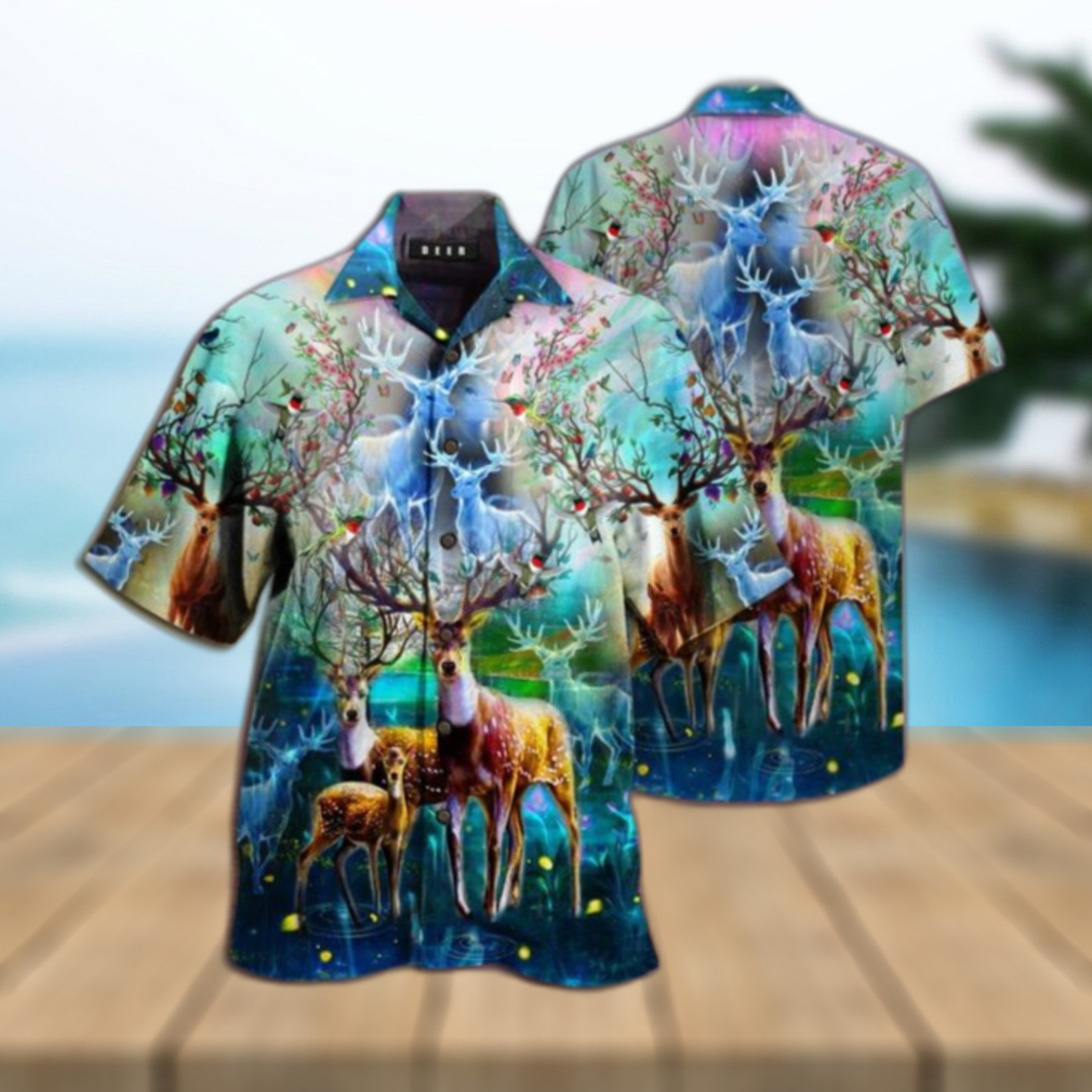 Amazing Deer Full Printing Hawaiian Shirt - Limotees