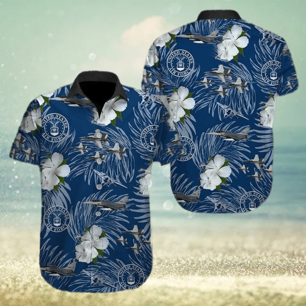 Amazing Military Aircraft Us Air Force Unisex Hawaiian Shirts - Limotees