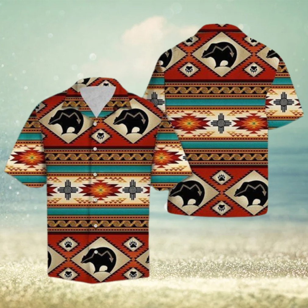 Amazing Native Bear Hawaiian Shirt - Limotees