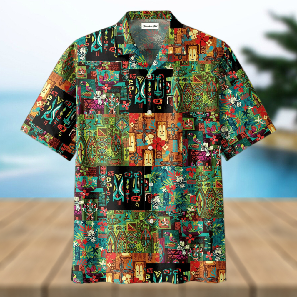 Amazing Tiki Tiki Summer Art Hawaiian Aloha Shirts - Limotees