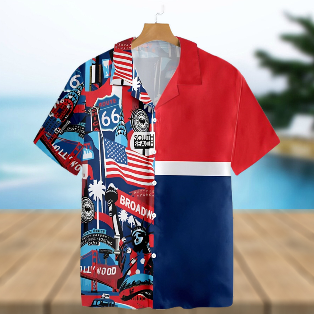 America Pop Art Hawaiian Shirt - Limotees