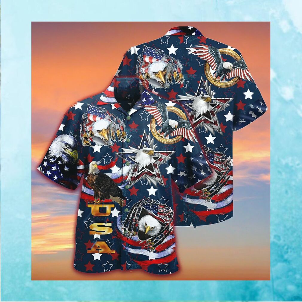 America eagle victory hawaiian shirt - Limotees