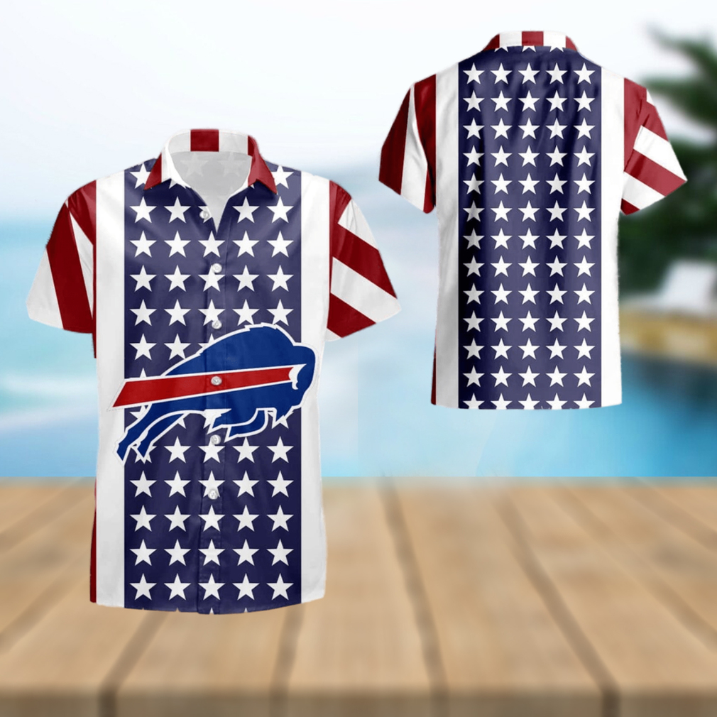 American Flag Buffalo Bills Hawaii Summer Hawaiian Shirt For Men And Women - Limotees