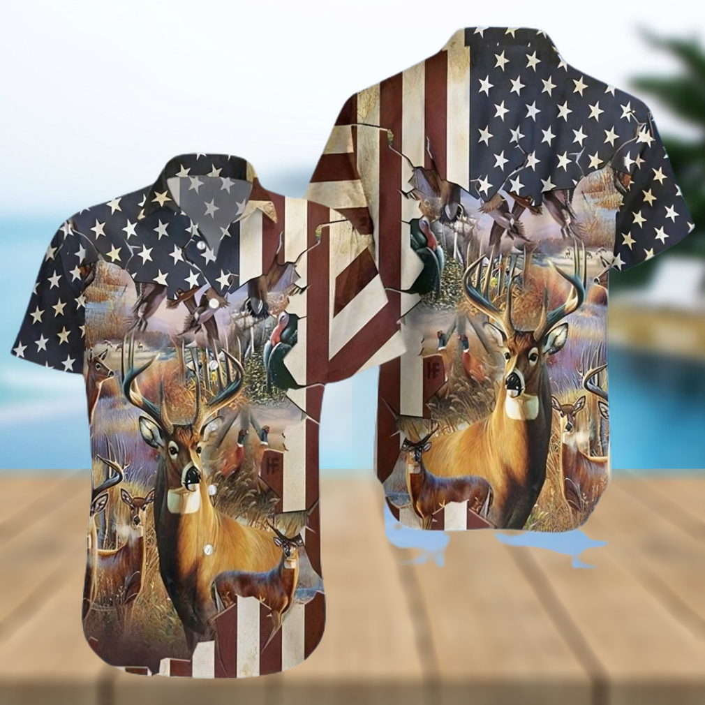 American Hunter Hawaiian Shirt - Limotees