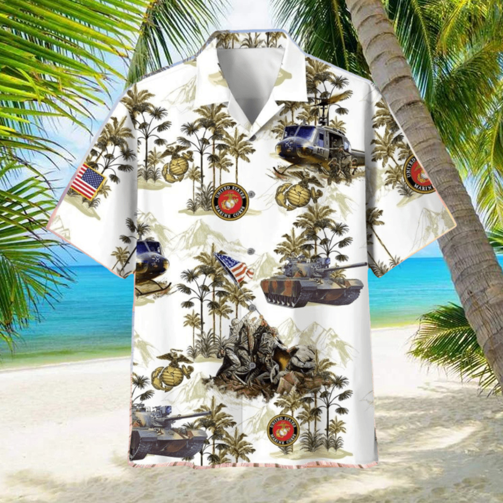 American Pride High Quality US Navy Hawaiian Shirt Veteran - Limotees