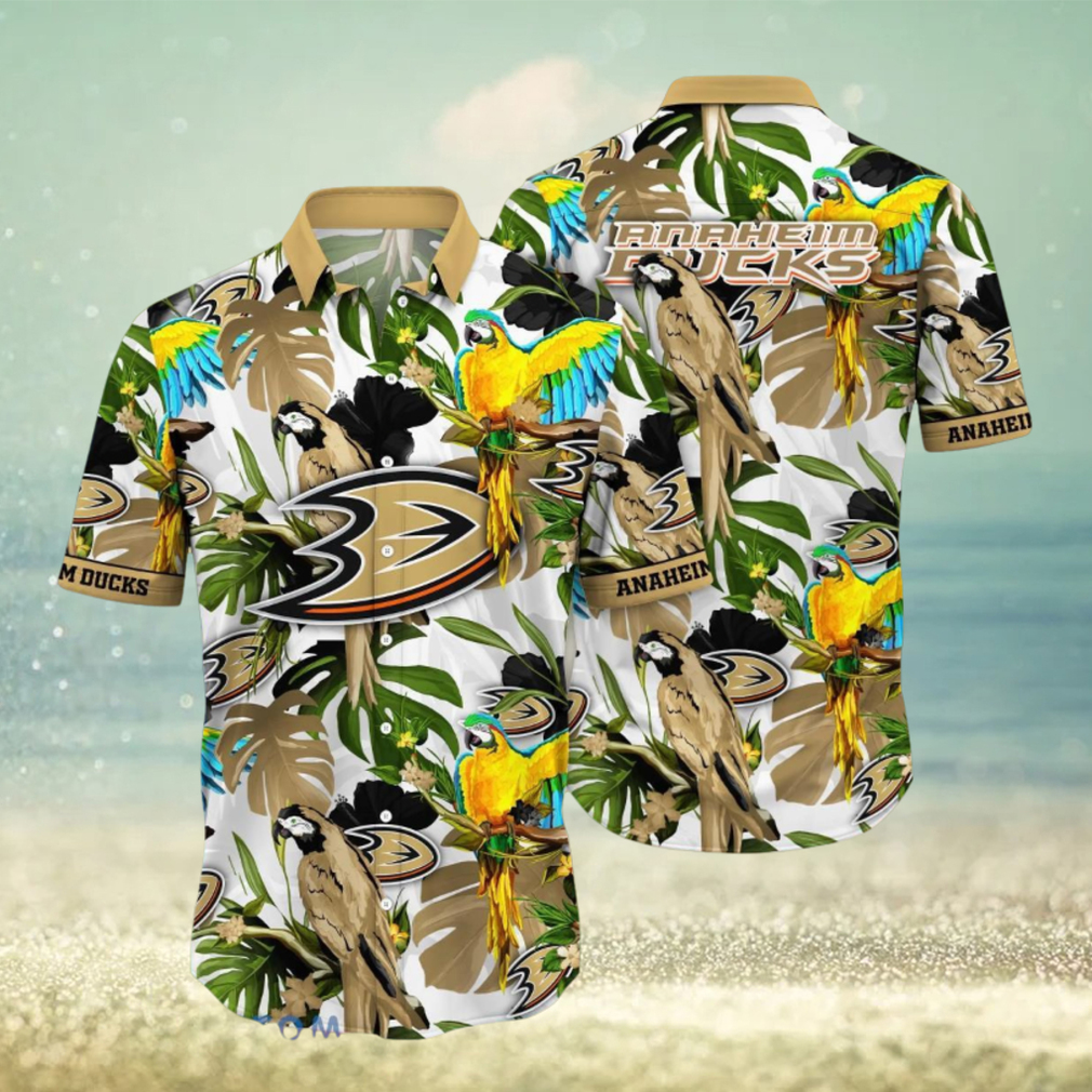 Anaheim Ducks NHL Flower Hawaiian Shirt Best Gift Idea For Fans - Limotees