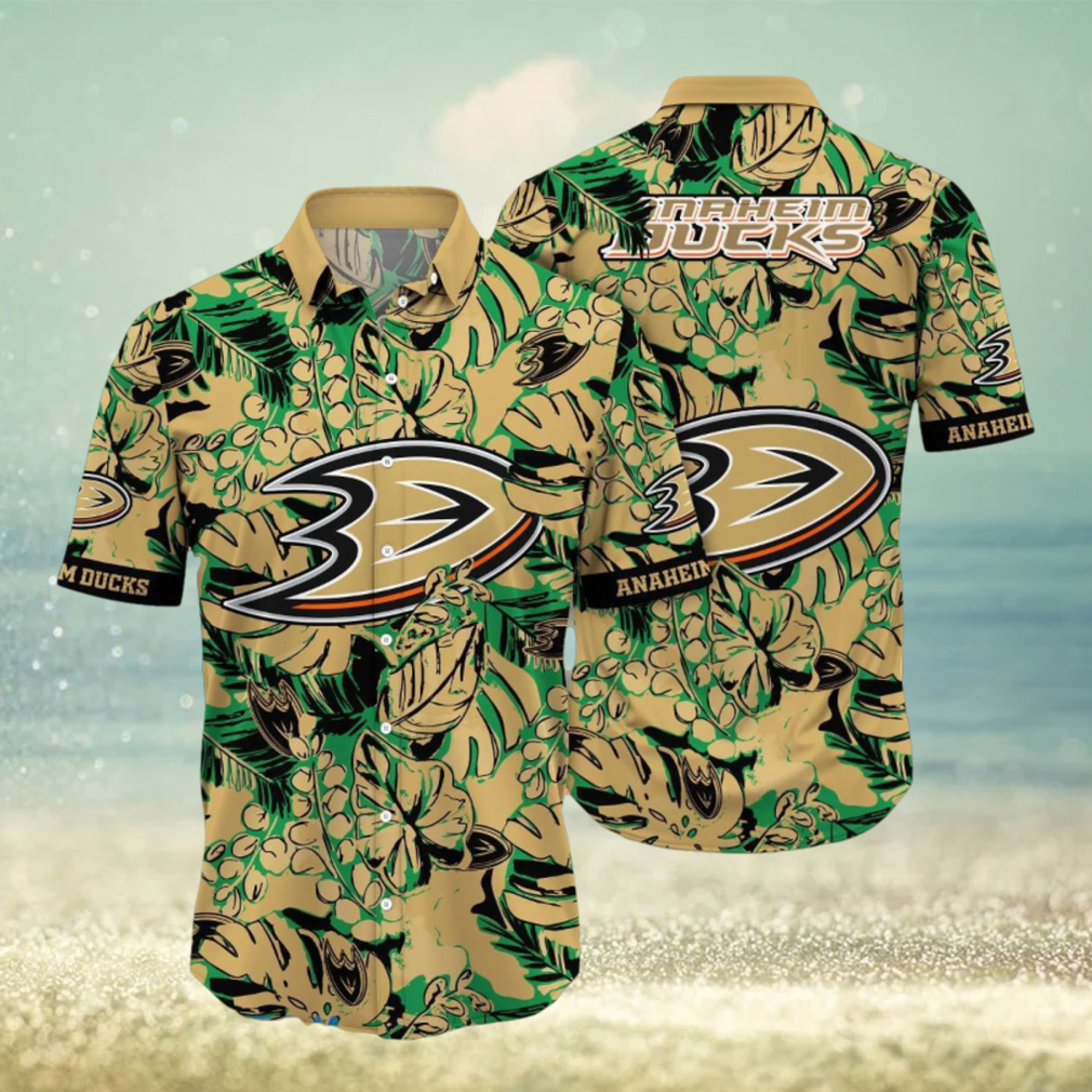 Anaheim Ducks NHL Flower Hawaiian Shirt Impressive Gift For Real Fans - Limotees