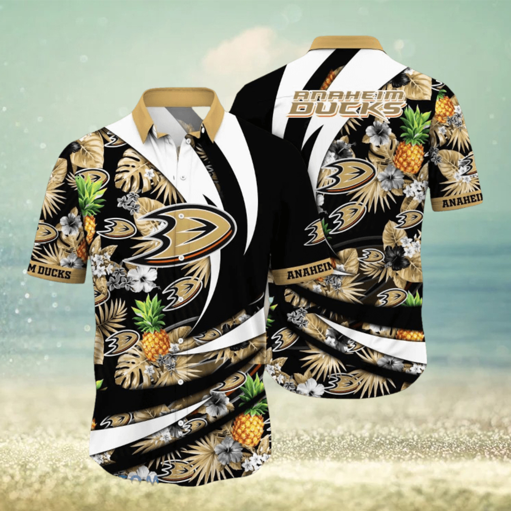 Anaheim Ducks NHL Flower Hawaiian Shirt Special Gift For Fans - Limotees