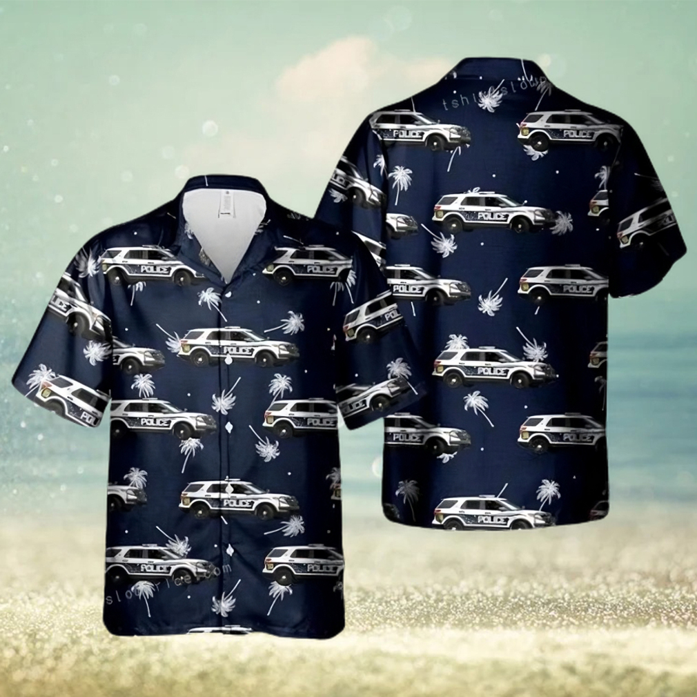 Anchorage Police Department Apd Ford Explorer Aloha Hawaiian Shirt - Limotees