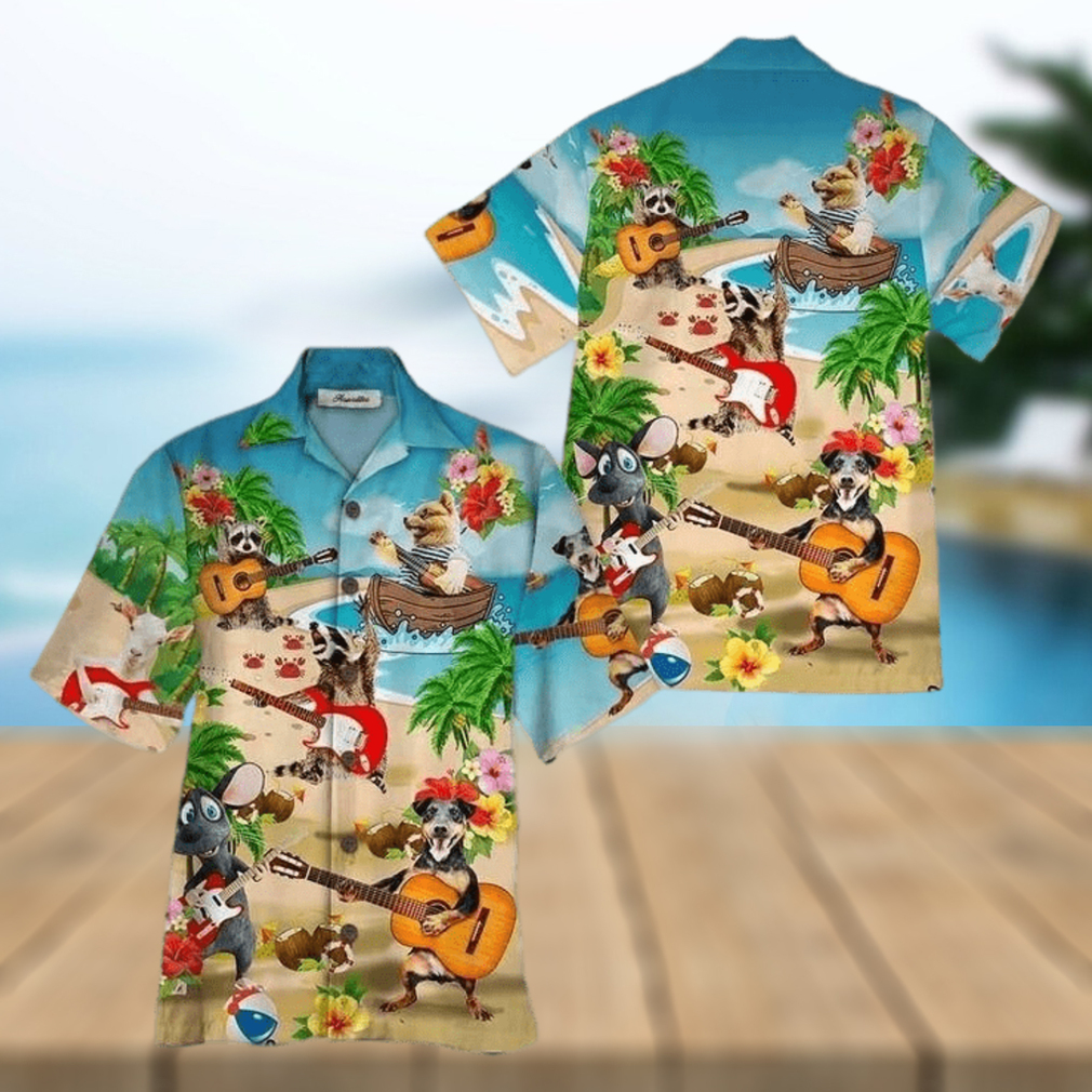 Animal Guitar Hawaiian Shirt - Limotees