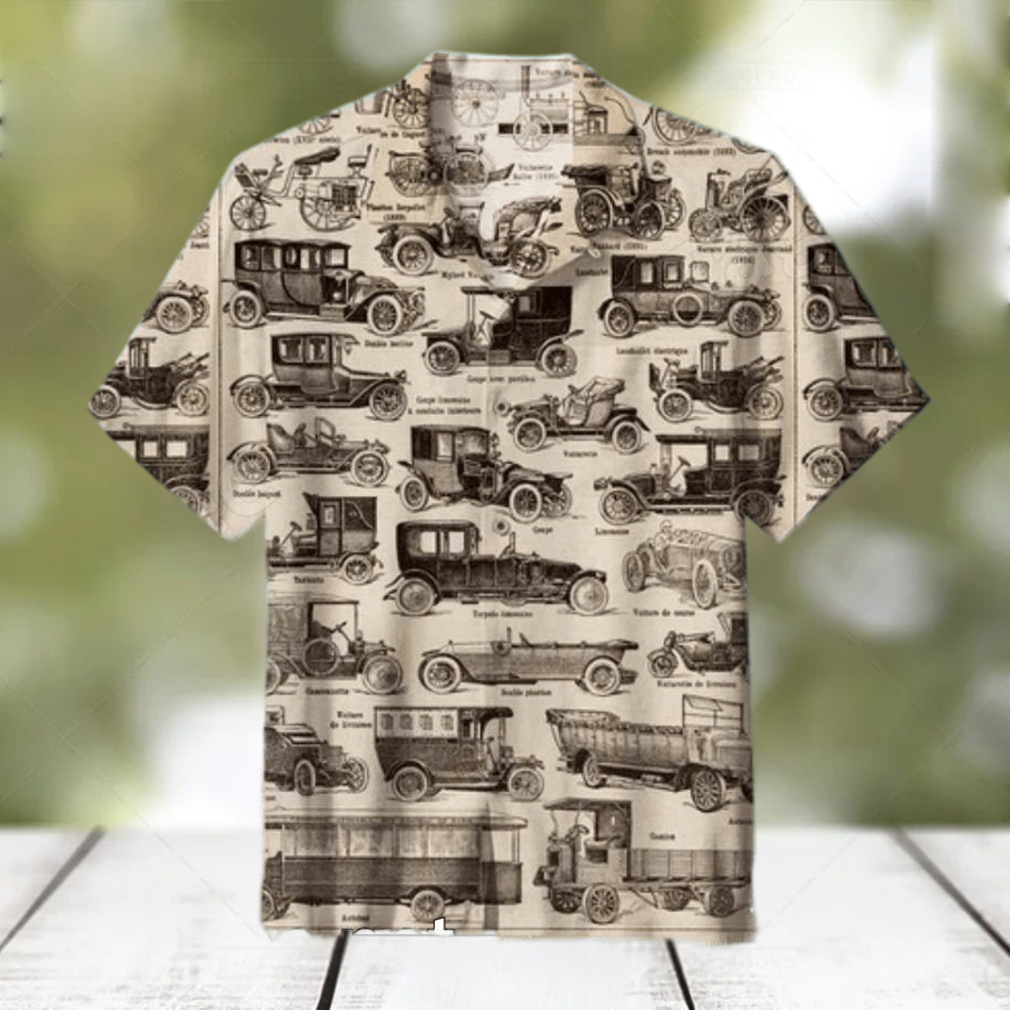 Antique Vehicle Retro Hawaiian Shirt - Limotees