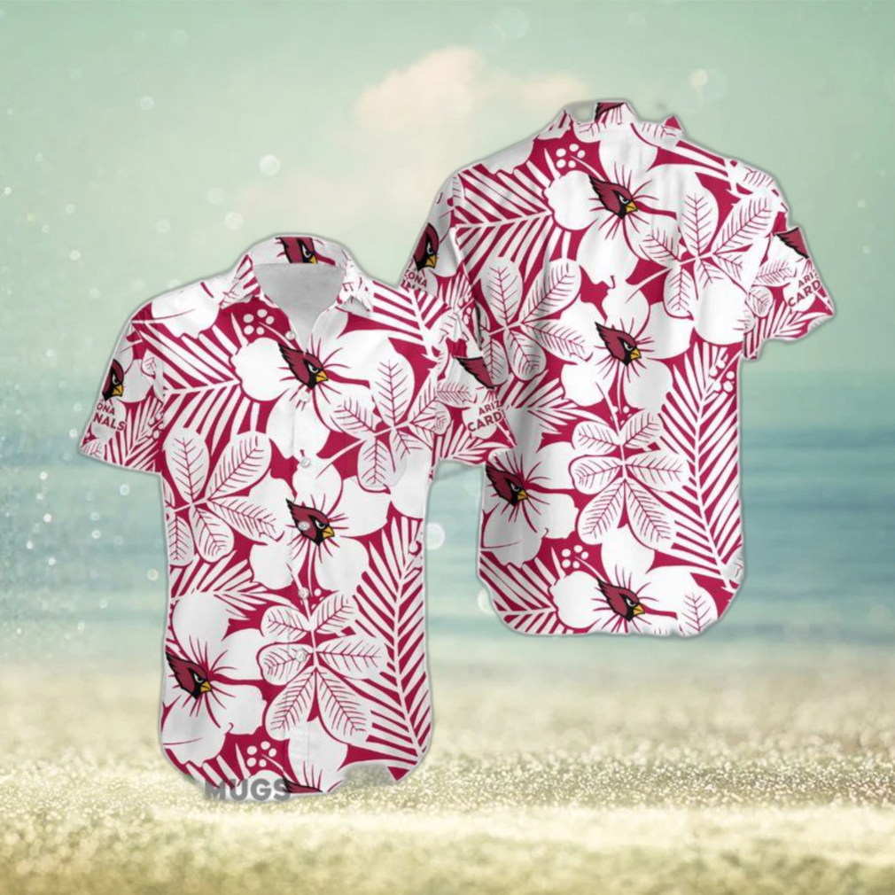 Arizona Cardinals Flower Limited Edition Hawaiian Shirt For Men And Women - Limotees