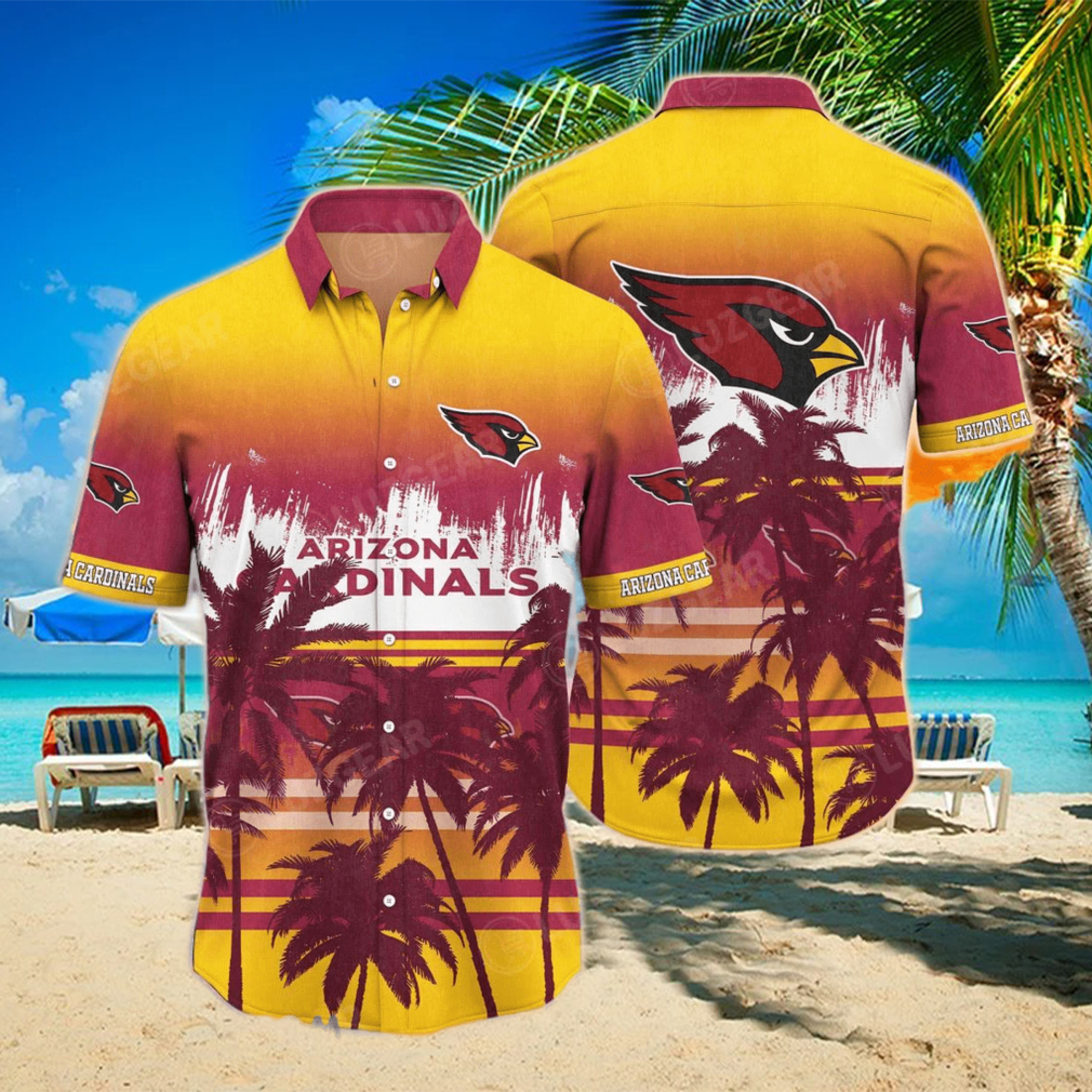 Arizona Cardinals NFL Summer Hawaiian Shirt Tropical Patterns Graphic For Sports Enthusiast - Limotees