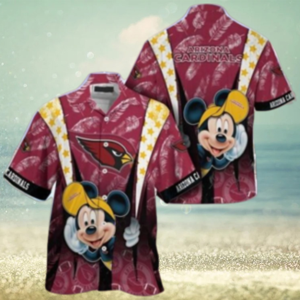 Arizona Cardinals nfl mickey mouse Hawaiian Shirt custom for fan - Limotees