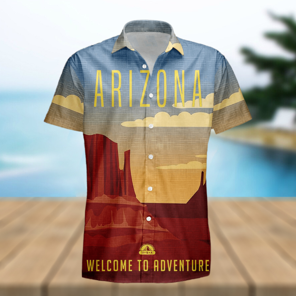 Arizona Retro Style Travel Summer 3D Hawaiian Shirt Gift For Men And Women Fans - Limotees