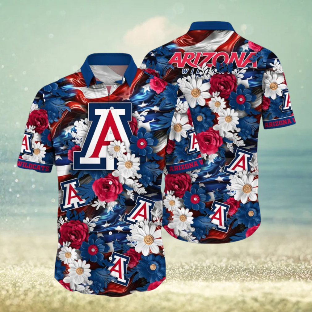 Arizona Wildcats NCAA3 Hawaii Shirt Independence Day - Limotees