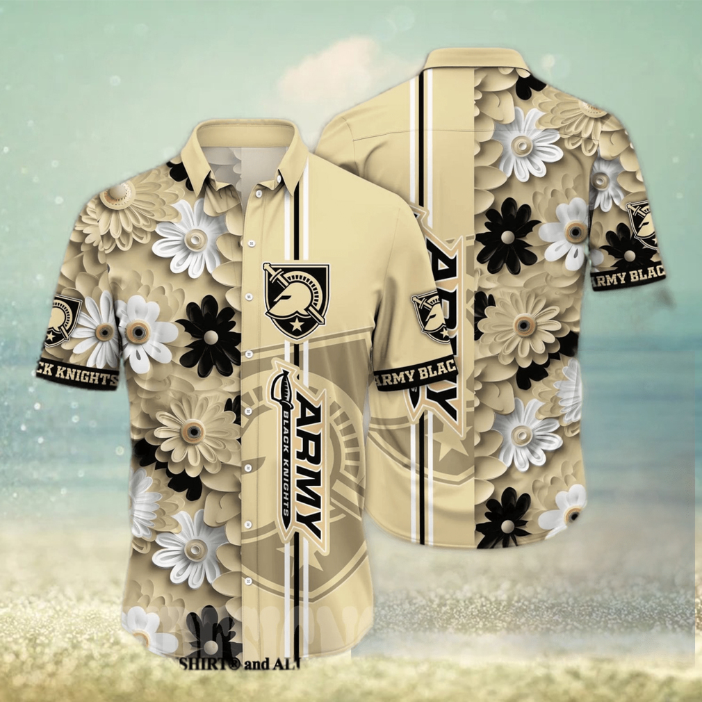 Army Black Knights NCAA Floral Unisex All Over Printed Hawaiian Shirt - Limotees