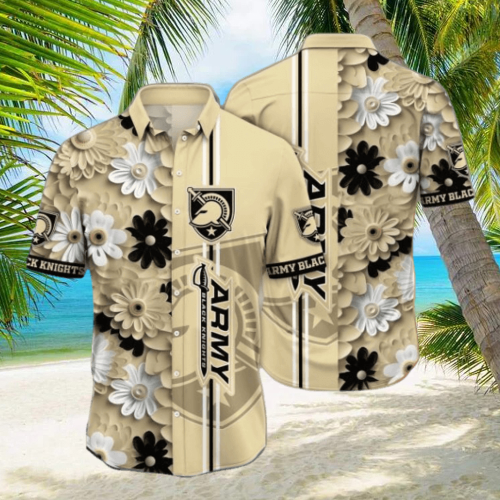 Army Black Knights NCAA3 Flower Hawaii Shirt For Fans - Limotees