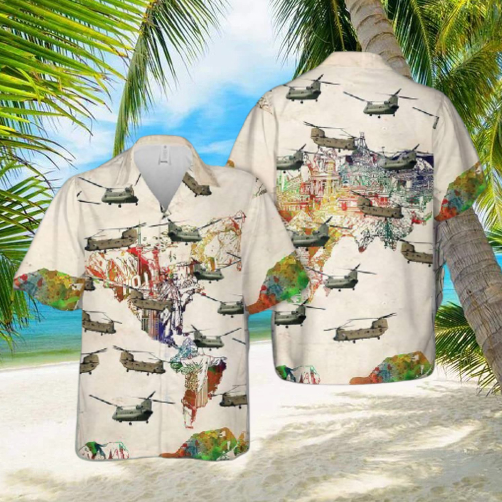 Army Boeing Ch 47 Chinook Hawaiian Shirt - Limotees