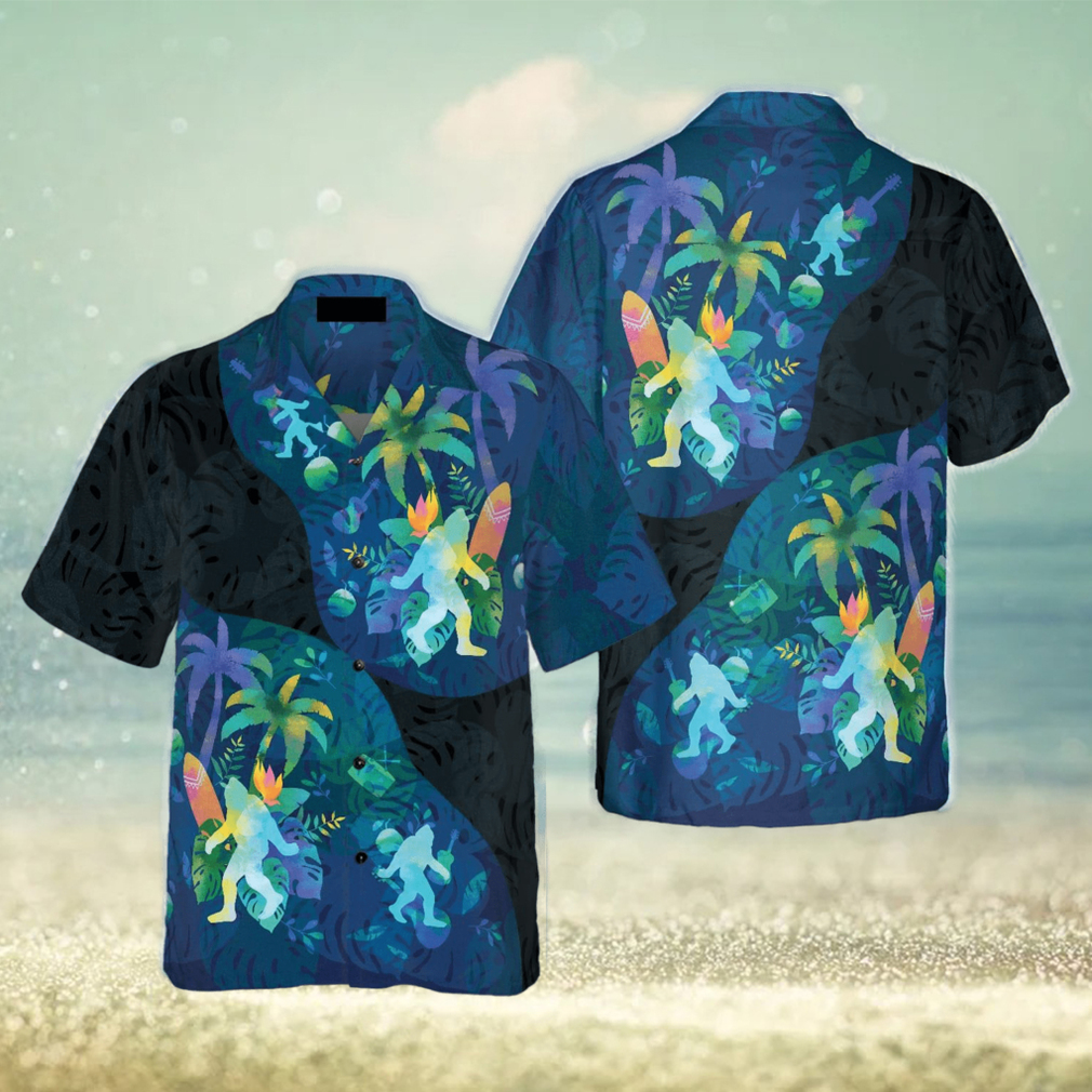 Artistic Summer Bigfoot Hawaiian Shirt - Limotees