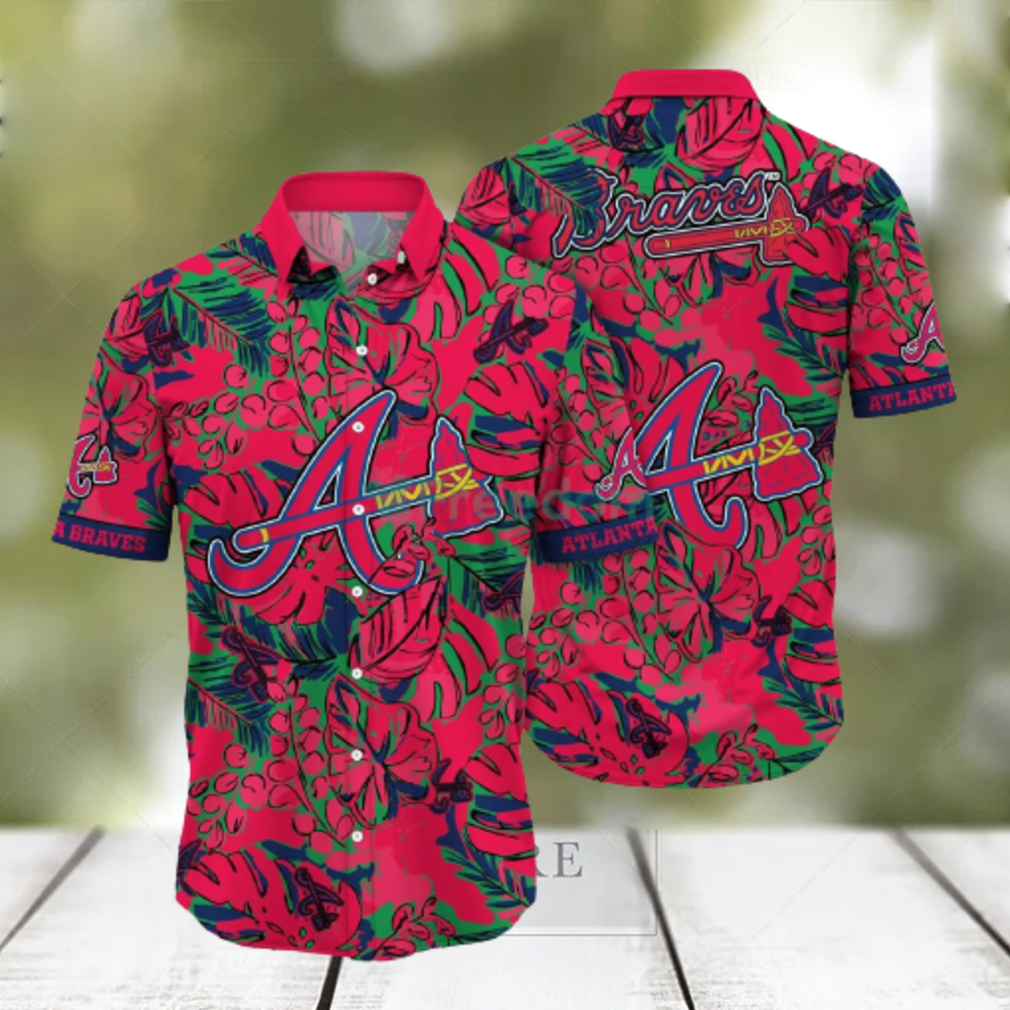 Atlanta Braves MLB Flower Hawaiian Shirt Impressive Gift For Real Fans - Limotees