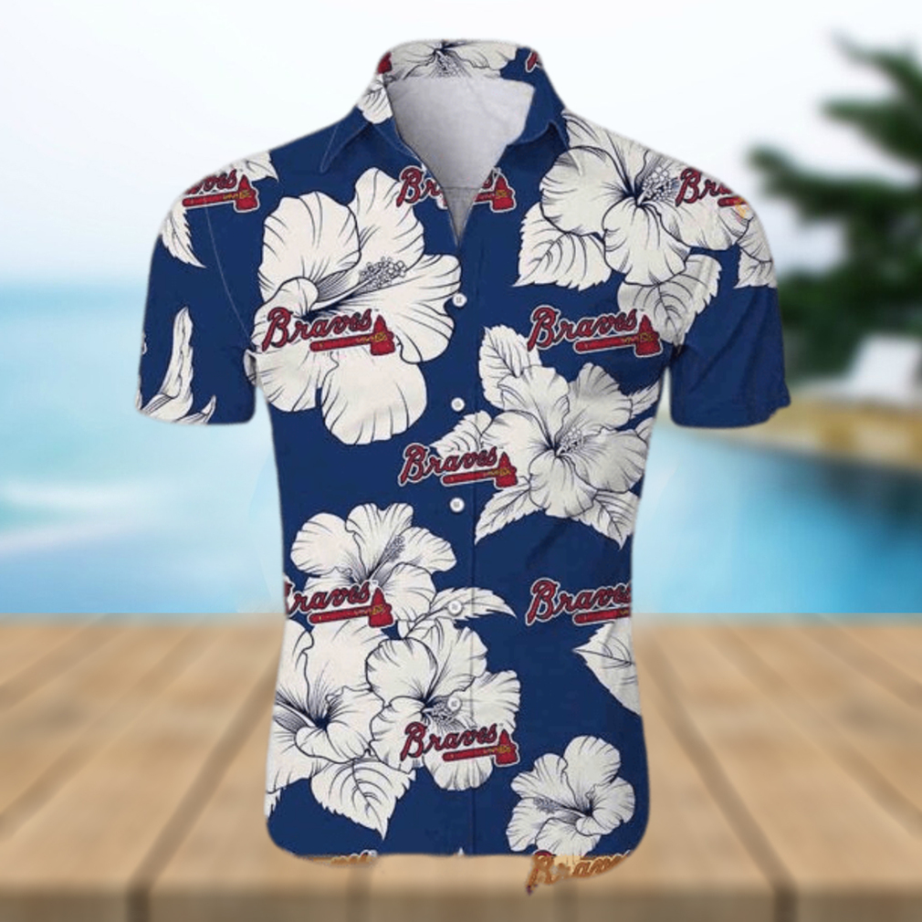 Atlanta Braves MLB Hawaiian Shirt 3D Tropical Floral Pattern Beach Lovers Gift - Limotees