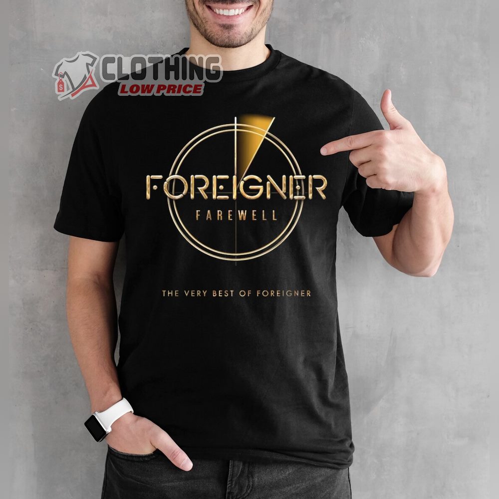 Foreigner 2024 Feels Like the Last Time Farewell Tour Symbol Merch