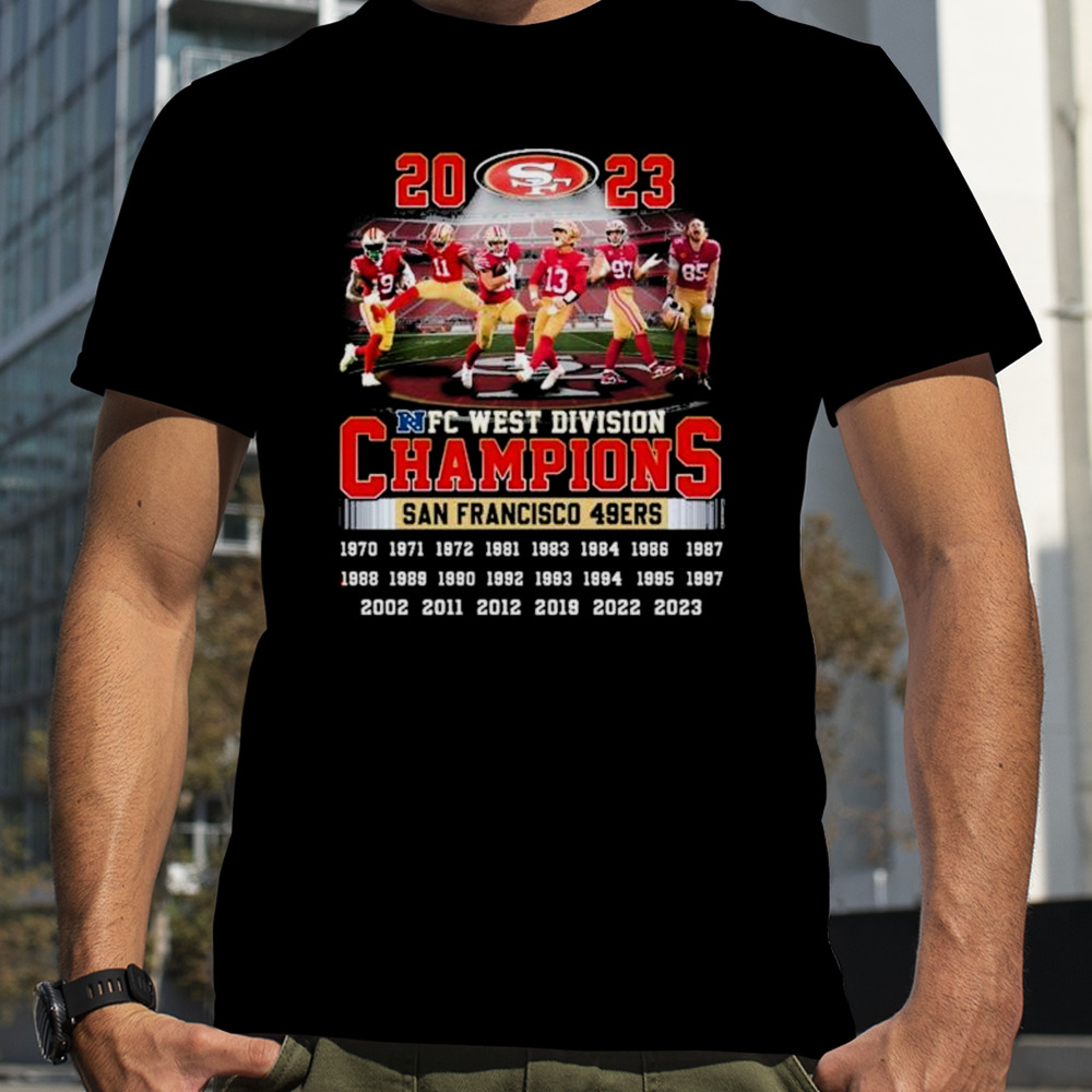 Squad Goals San Francisco 49ers 2023 NFC West Division Champions shirt