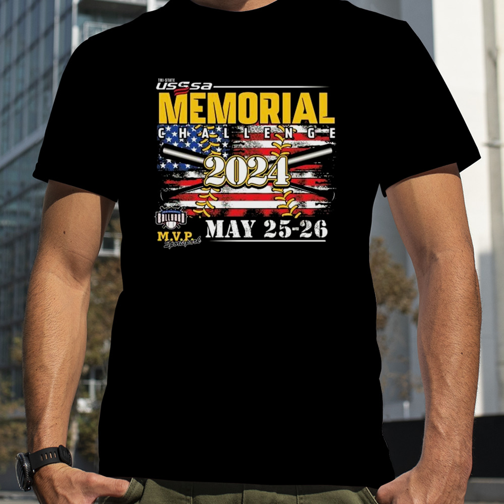 Tri-State USSSA 2024 Memorial Challenge Mid America Ball Yard and MVP Sportspark​ May 25-26, 2024 Shirt