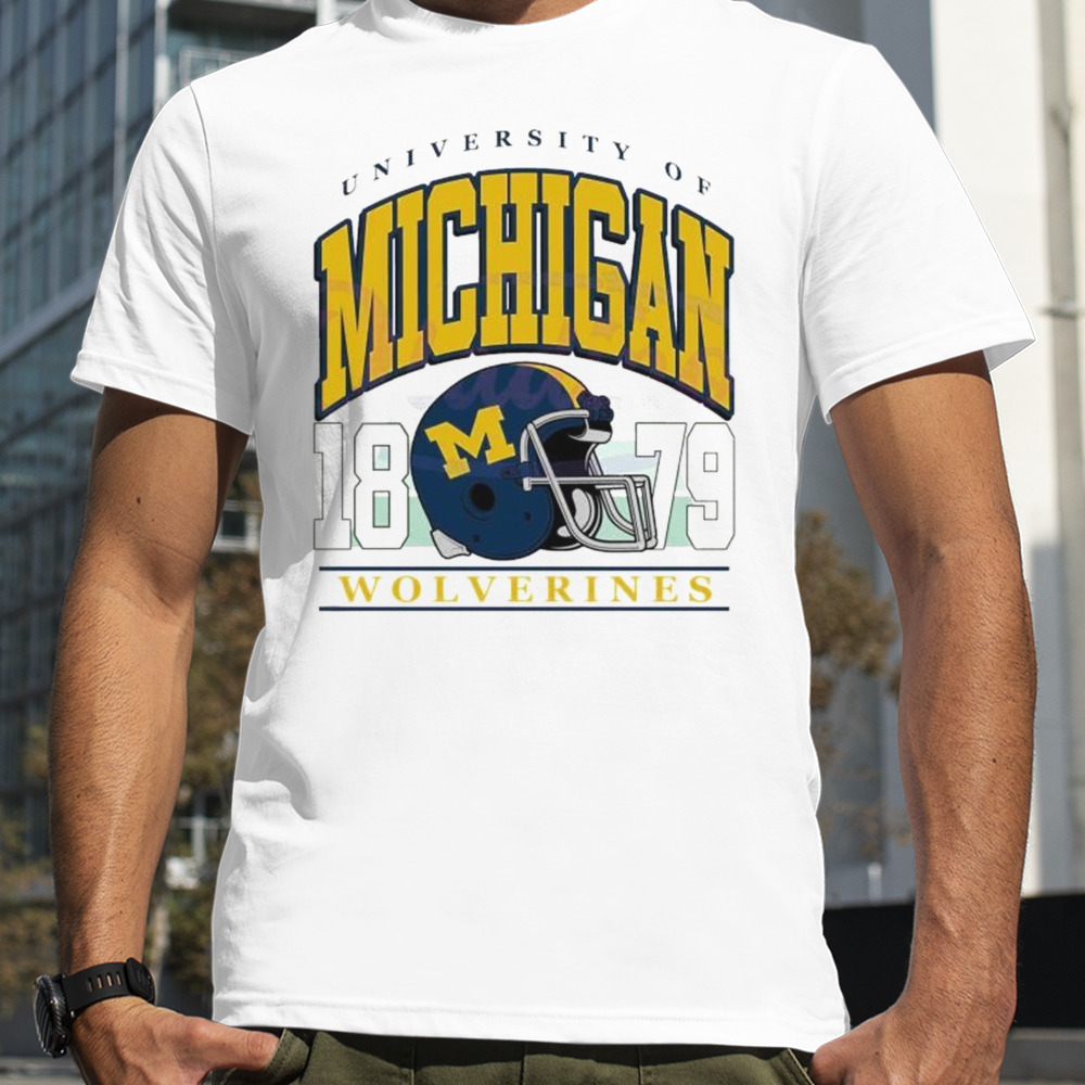 University Of Michigan Wolverines Est 1879 Vintage T-shirt