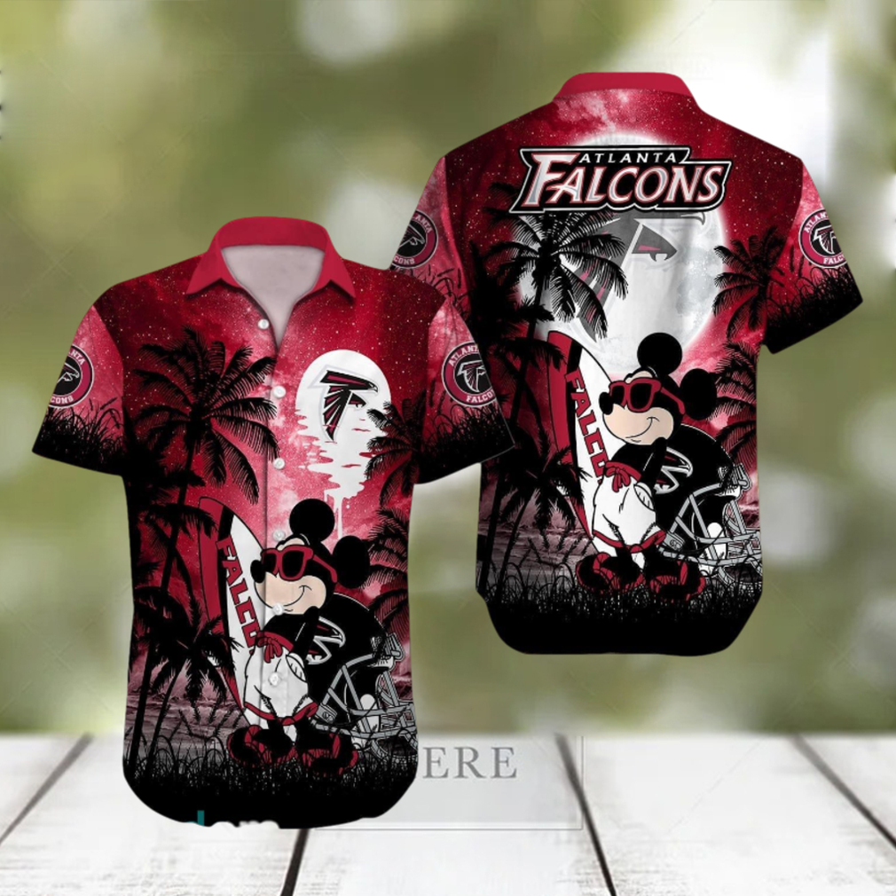 Atlanta Falcons NFL Team Logo Baby Yoda Hawaiian Shirt - Limotees