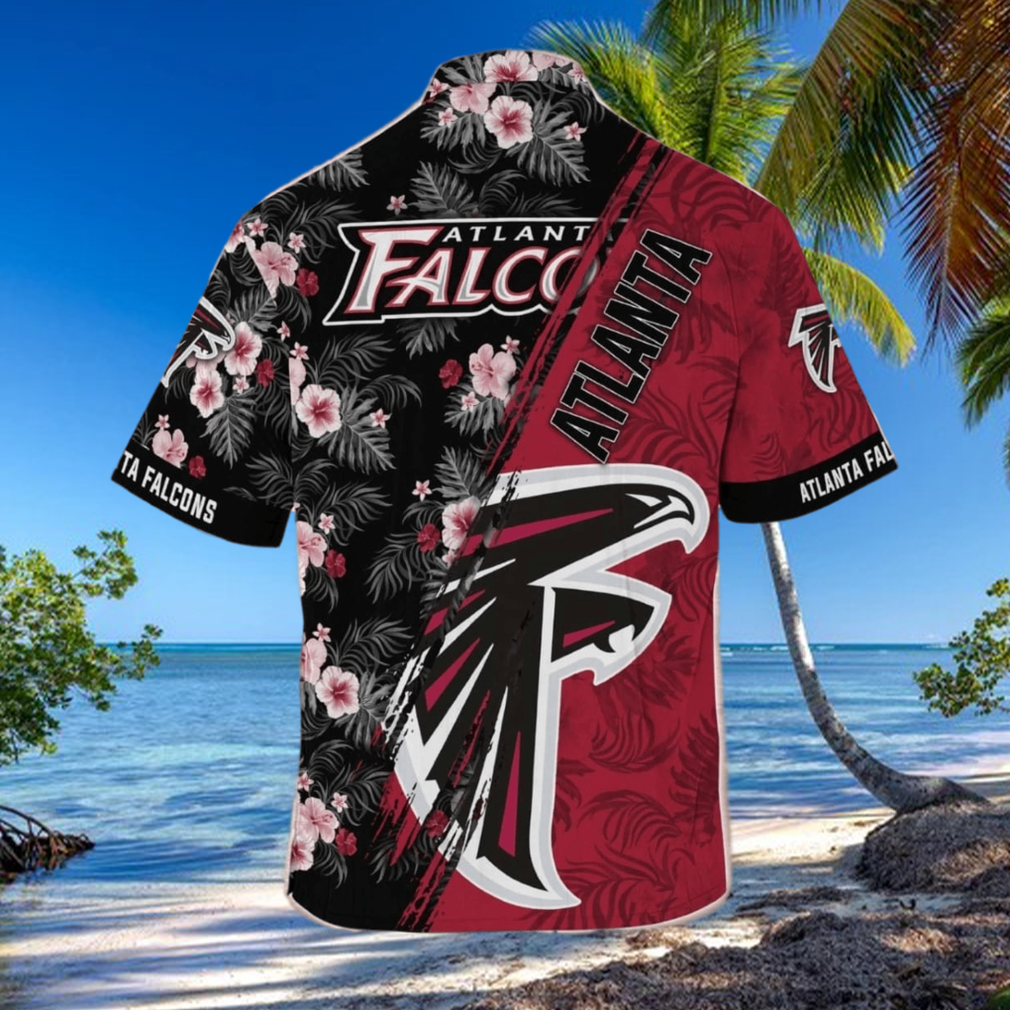 Atlanta Falcons NFL x Mickey Mouse Tropical Pattern Hawaiian Shirt - Limotees