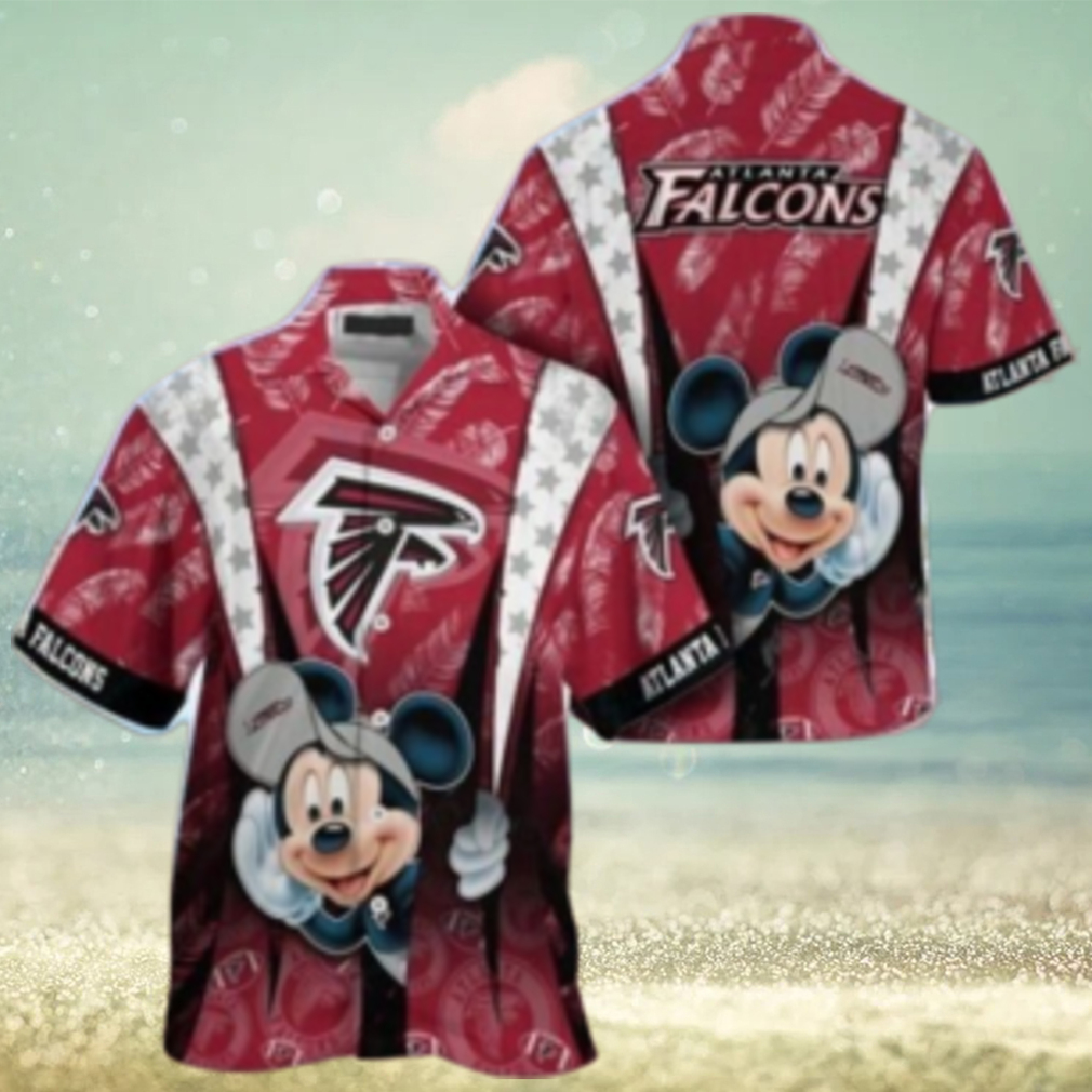 Atlanta Falcons nfl mickey mouse Hawaiian Shirt custom for fan - Limotees