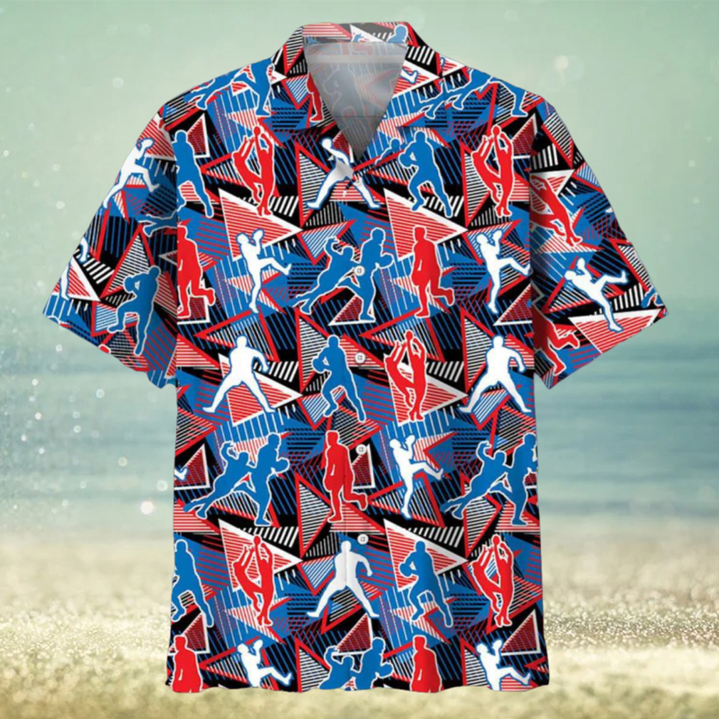 Ausie Football Rules Abstract Sporty Pattern Hawaiian Shirt - Limotees