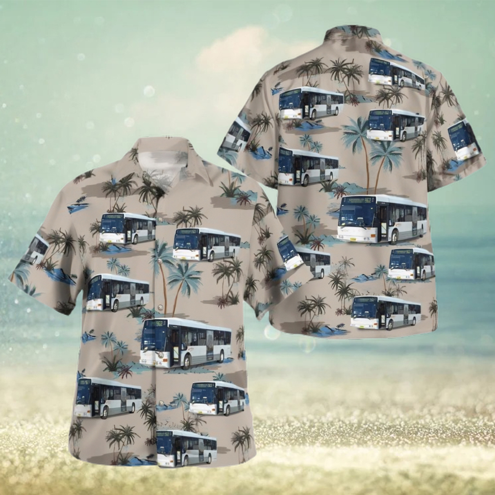 Australia Double Decker Buses Bustech Mercedes Benz O405Nh Hawaiian Shirt - Limotees