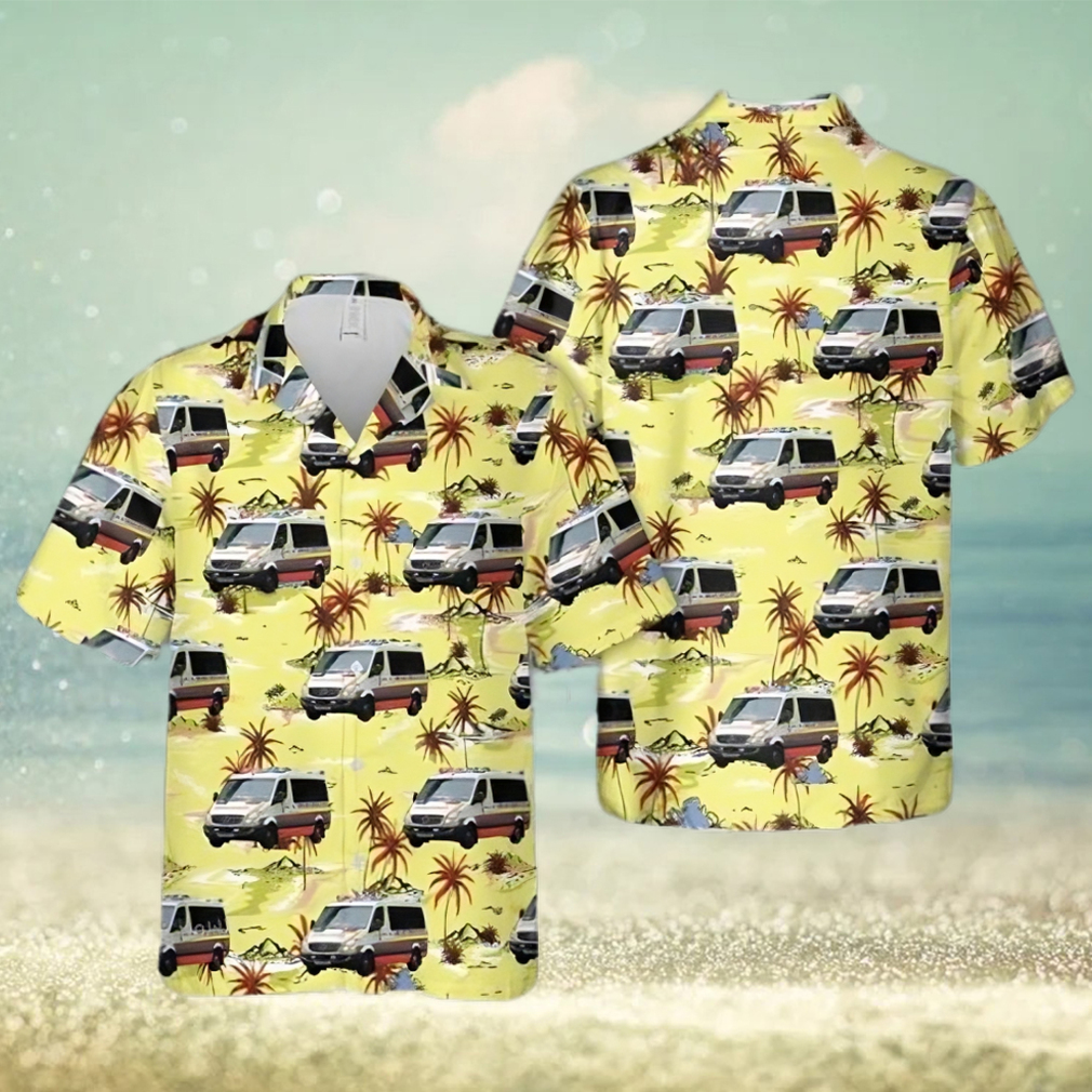 Australia New South Wales Ambulance Hawaiian Shirt Man - Limotees