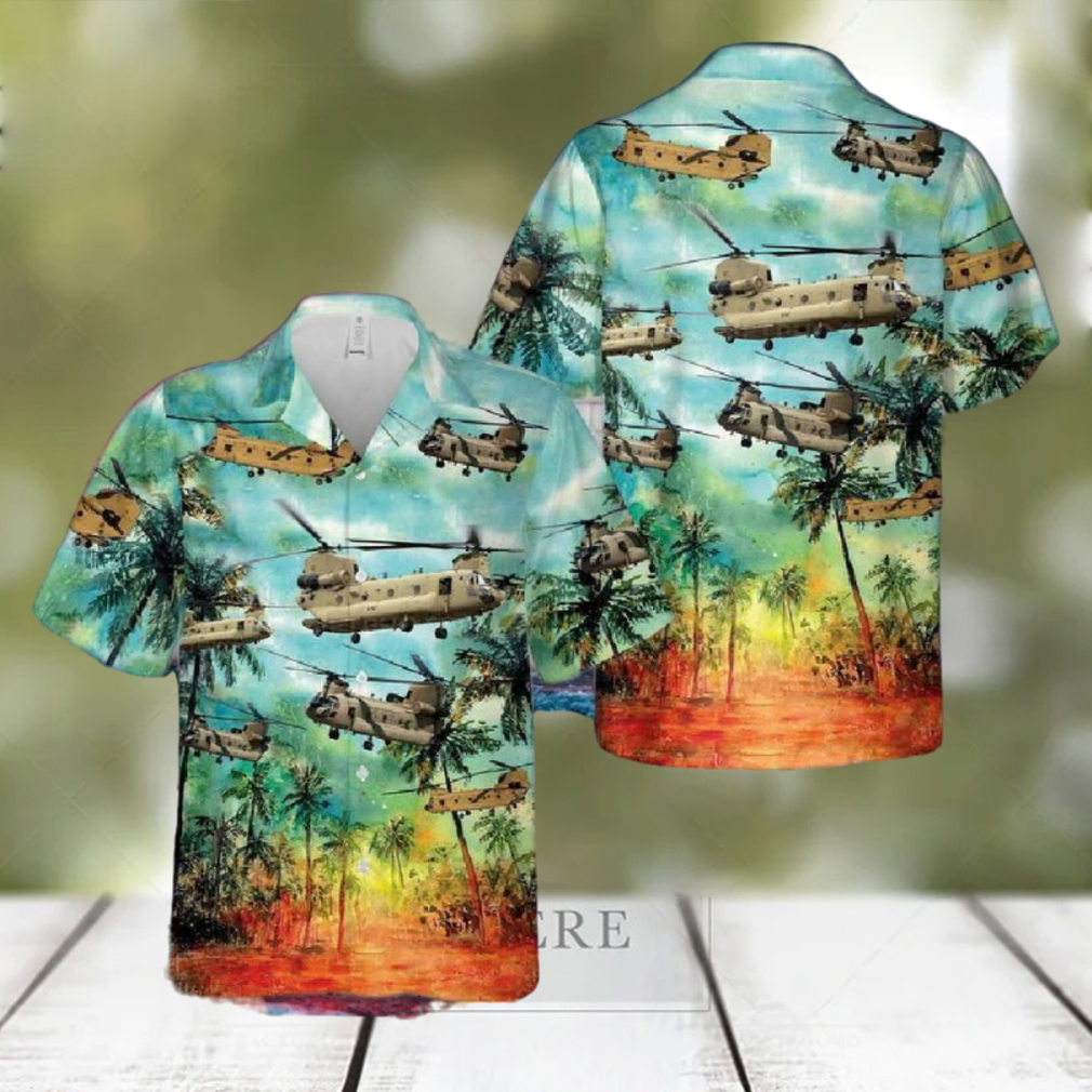 Australian Army Boeing CH 47F Chinook Hawaiian Shirt - Limotees