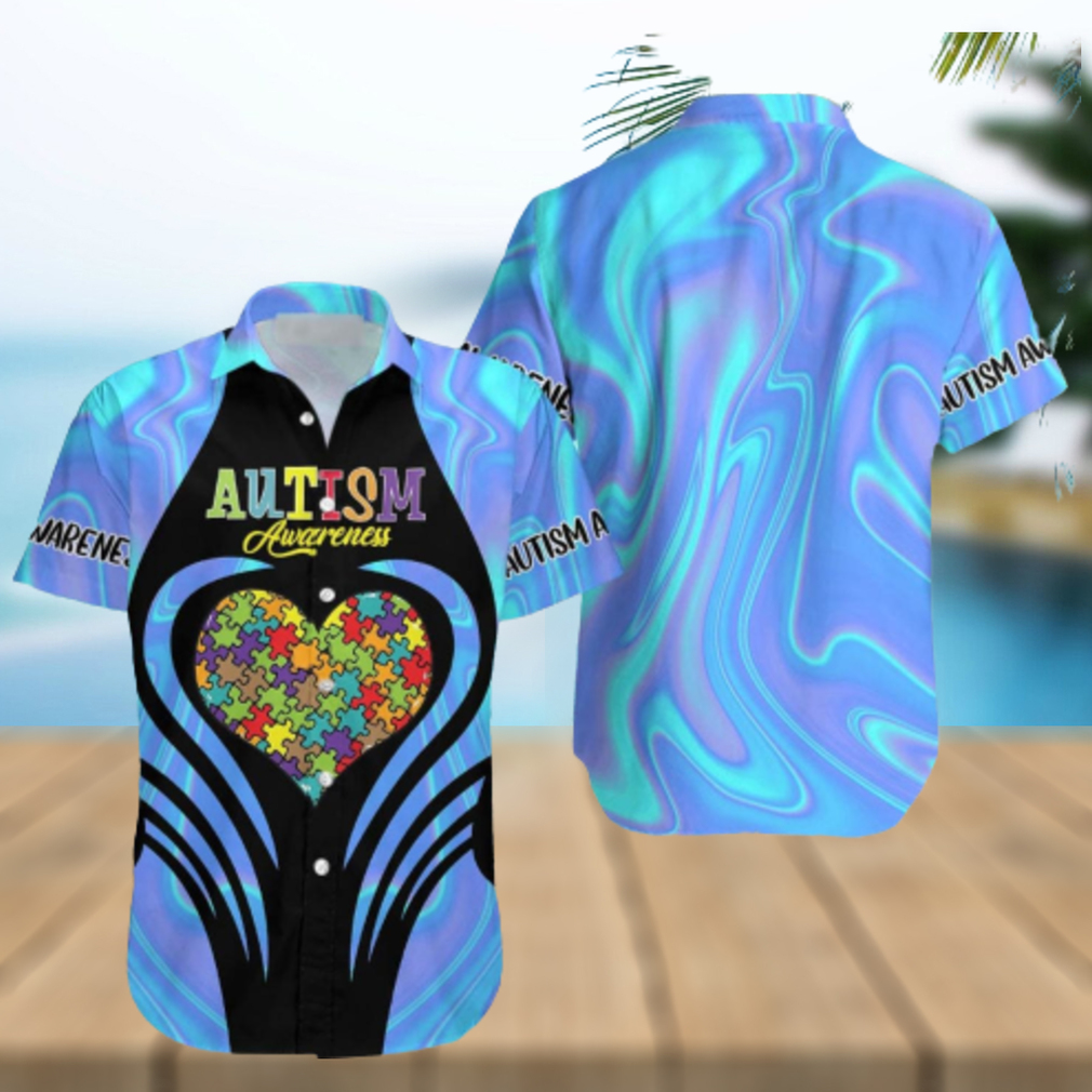 Autism Awareness Aloha Hawaiian Shirts Gift For Summer Vacation - Limotees