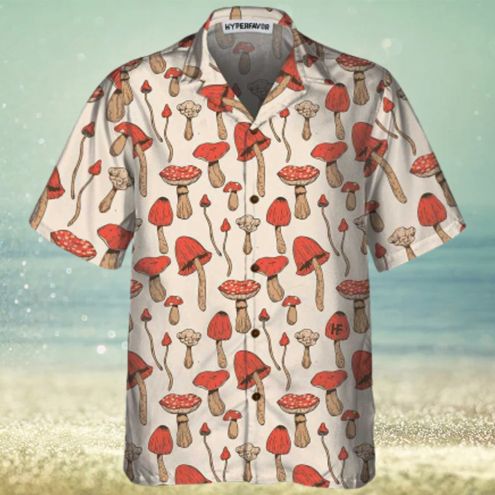 Autumn Mushrooms Hawaiian Shirt - Limotees