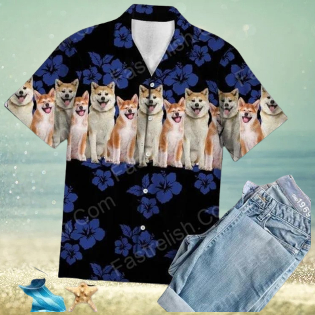 Awesome Akita Aloha Hawaiian Shirt - Limotees