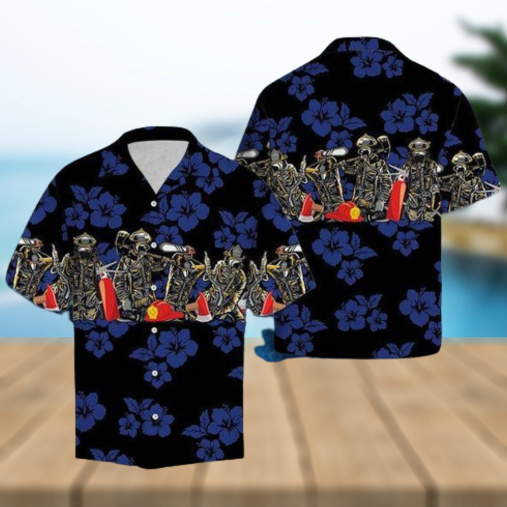 Awesome Hockey Black Aloha 3D Hawaiian Shirt For Men And Women - Limotees