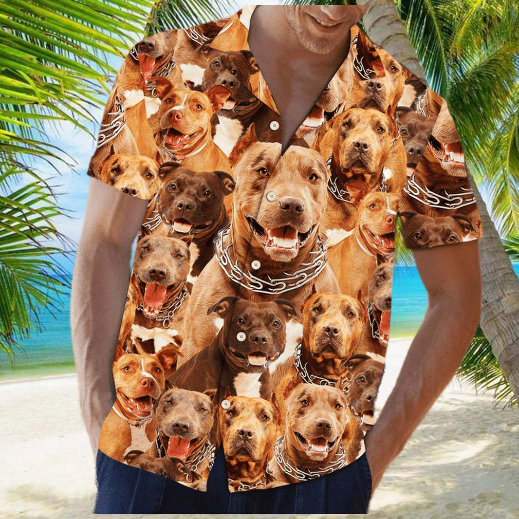 Awesome Pitbull Hawaiian Shirt - Limotees